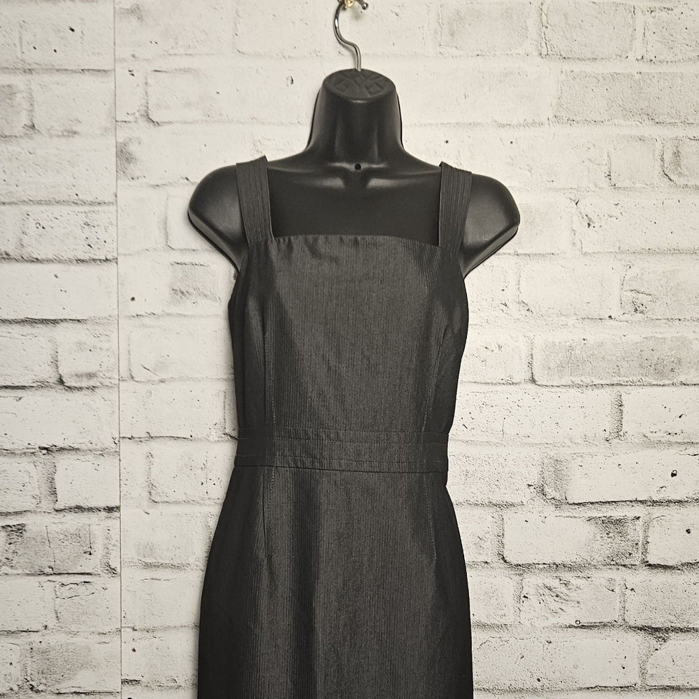 Jacob Grey Career office Sheath Dress Midi Size 8 - Picture 2 of 7